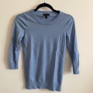 J Crew Light Blue Teddie Sweater